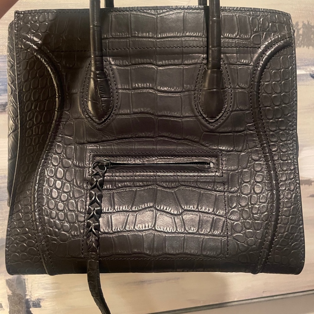 Celine croc purse